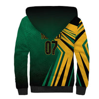 Jamaica Tropical Palm Personalized Sherpa Hoodie - Wonder Print Shop