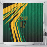 Jamaica Tropical Palm Personalized Shower Curtain - Wonder Print Shop