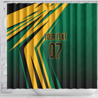 Jamaica Tropical Palm Personalized Shower Curtain - Wonder Print Shop