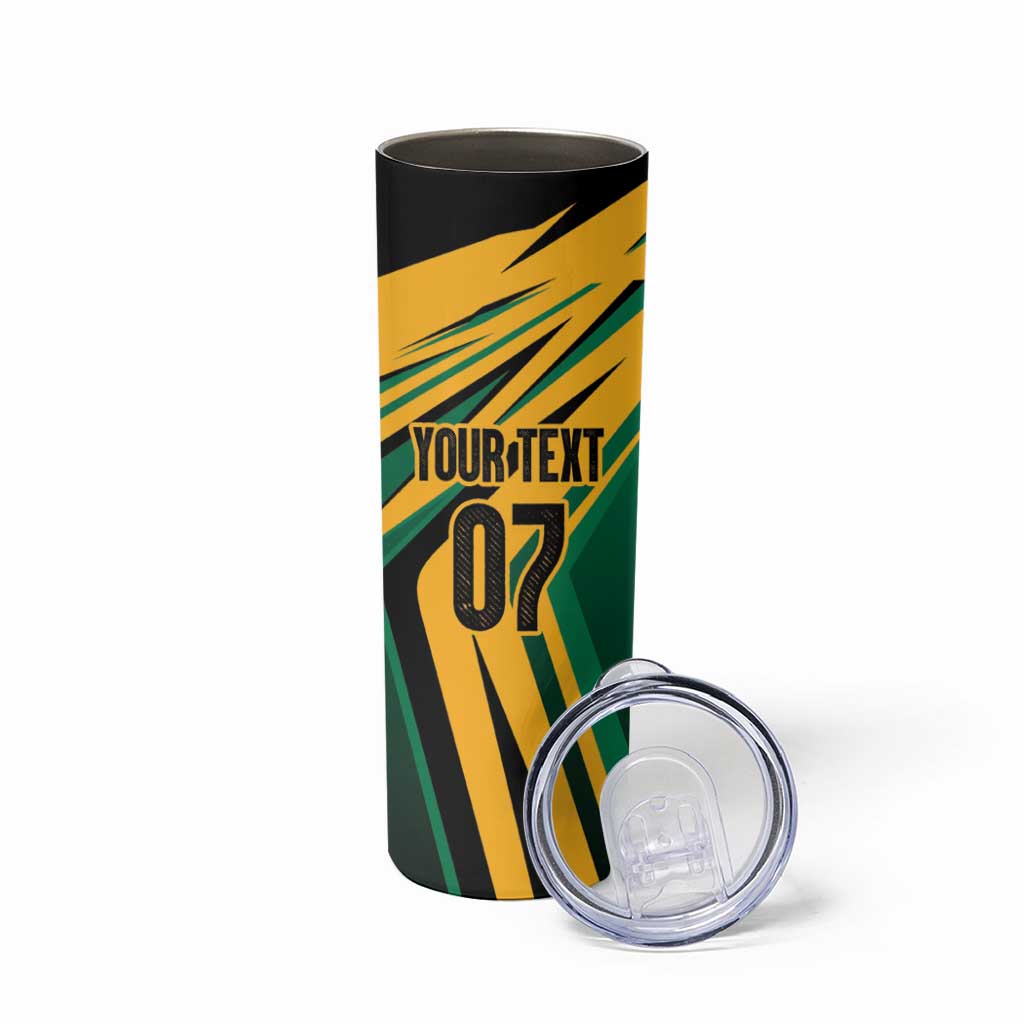 Jamaica Tropical Palm Personalized Skinny Tumbler - Wonder Print Shop
