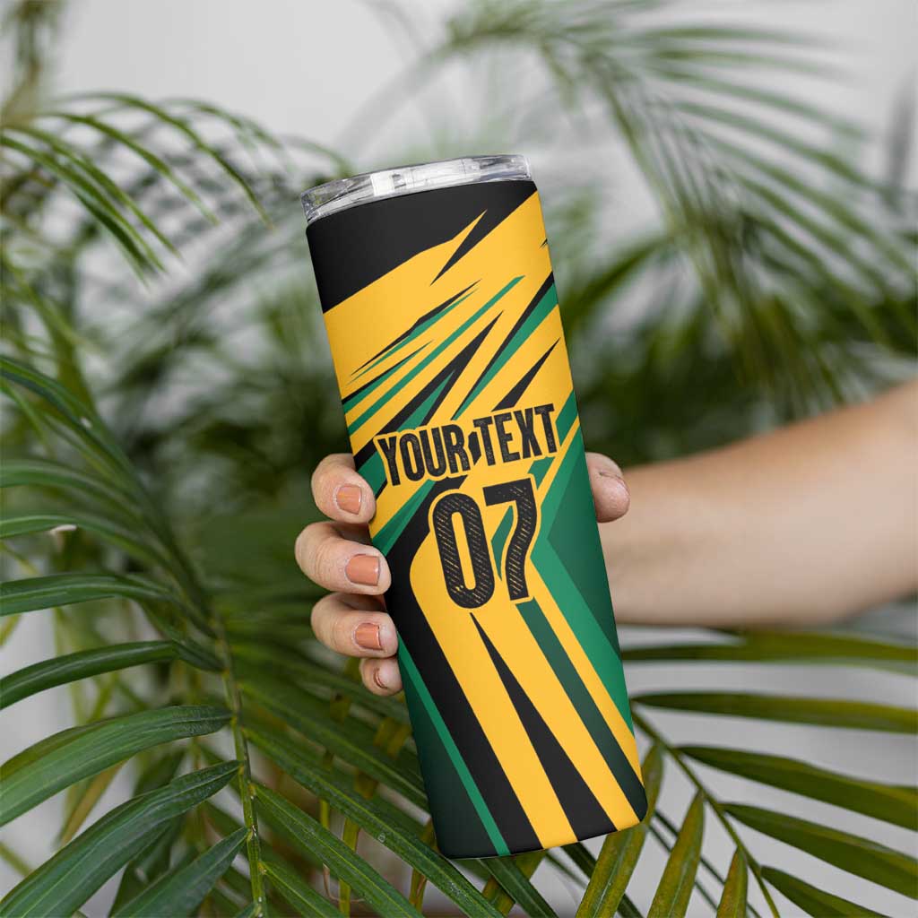 Jamaica Tropical Palm Personalized Skinny Tumbler - Wonder Print Shop