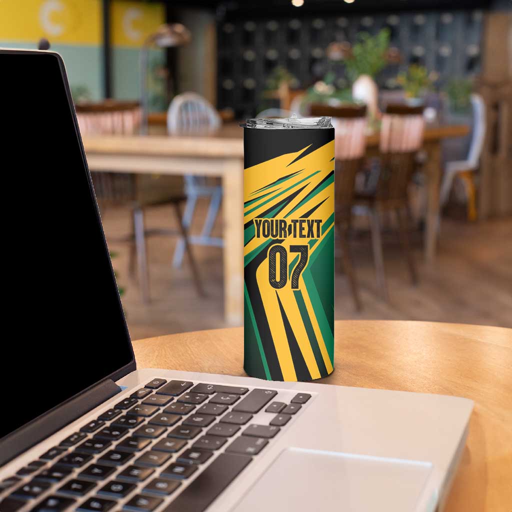 Jamaica Tropical Palm Personalized Skinny Tumbler - Wonder Print Shop