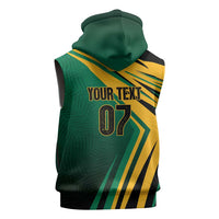 Jamaica Tropical Palm Personalized Sleeveless Hoodie - Wonder Print Shop