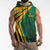 Jamaica Tropical Palm Personalized Sleeveless Zip Hoodie - Wonder Print Shop