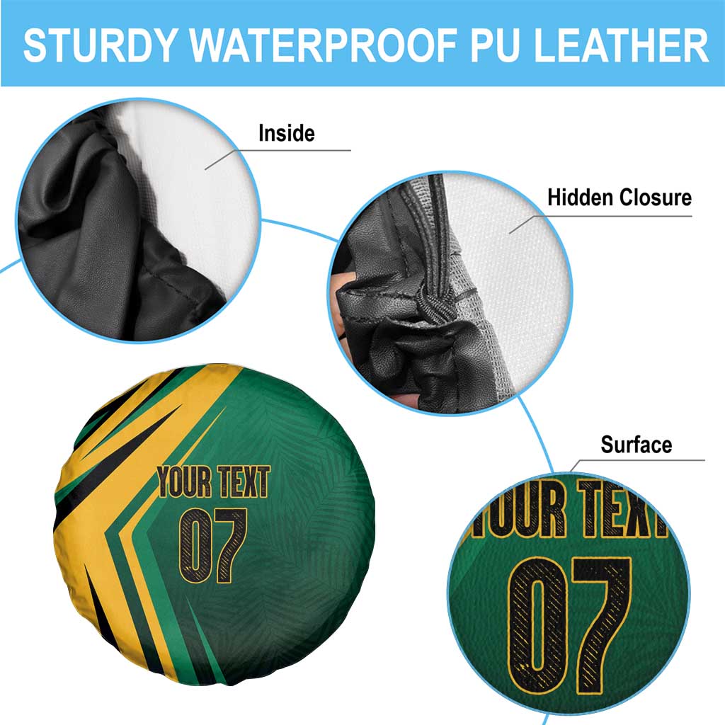 Jamaica Tropical Palm Personalized Spare Tire Cover - Wonder Print Shop