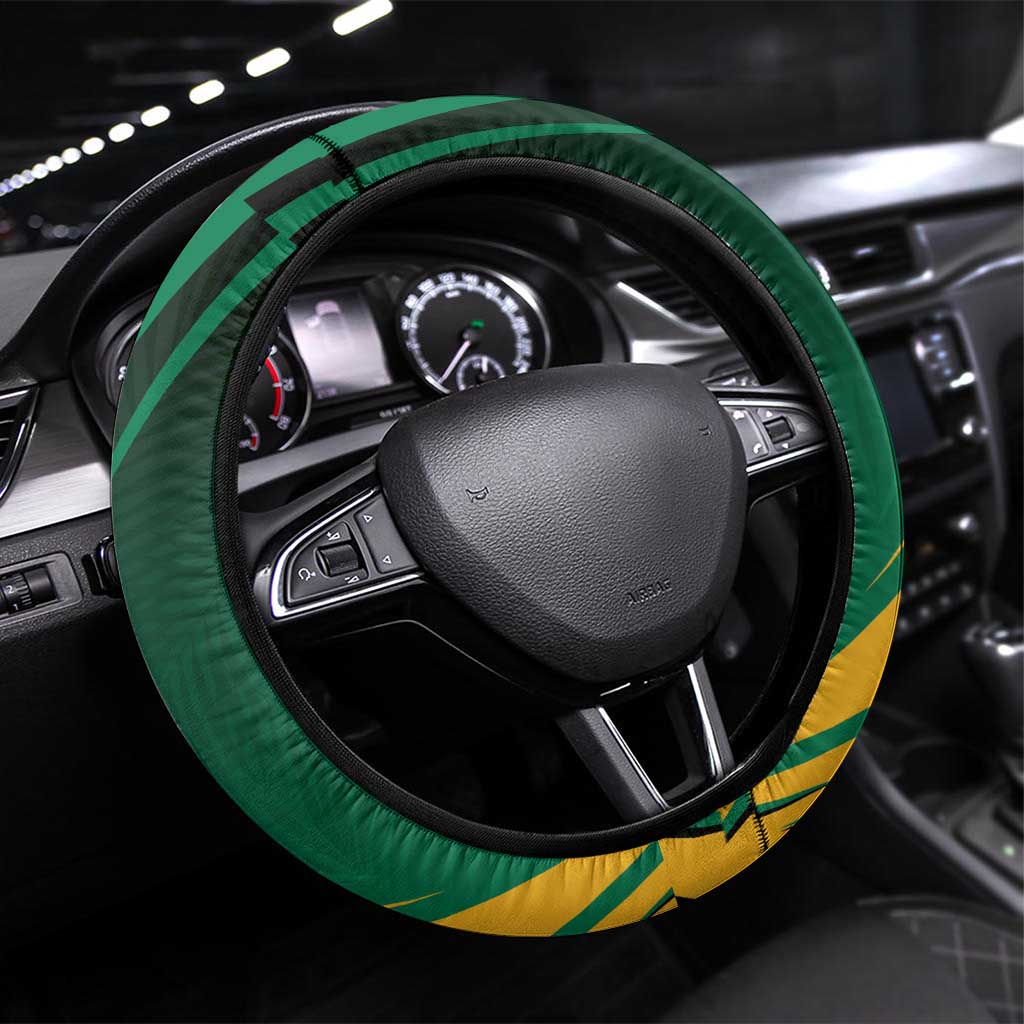 Jamaica Tropical Palm Steering Wheel Cover - Wonder Print Shop