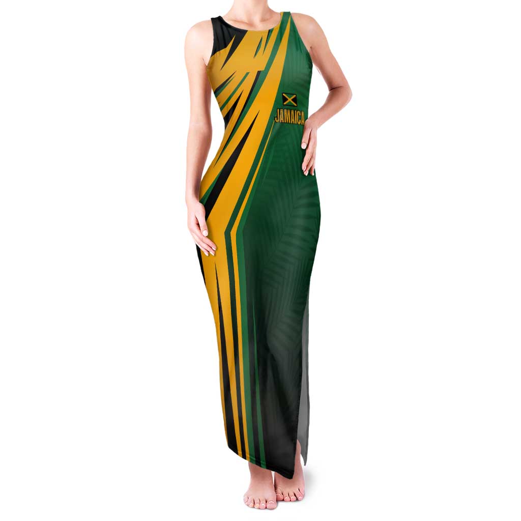 Jamaica Tropical Palm Personalized Tank Maxi Dress - Wonder Print Shop