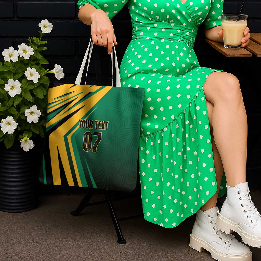 Jamaica Tropical Palm Personalized Tote Bag - Wonder Print Shop