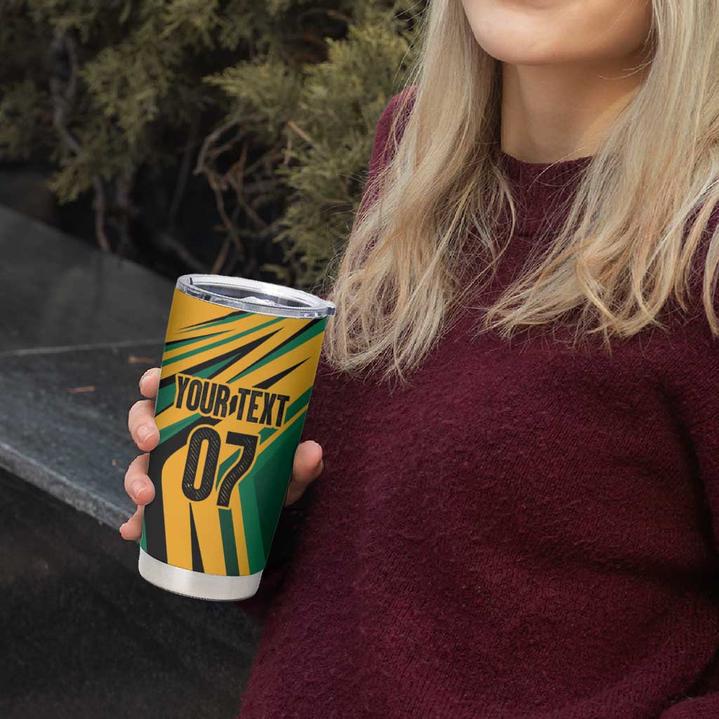 Jamaica Tropical Palm Personalized Tumbler Cup - Wonder Print Shop