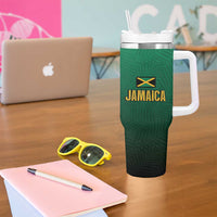 Jamaica Tropical Palm Personalized Tumbler With Handle - Wonder Print Shop