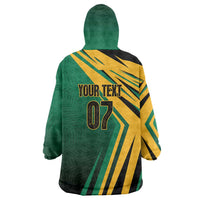 Jamaica Tropical Palm Personalized Wearable Blanket Hoodie - Wonder Print Shop