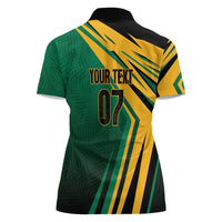 Jamaica Tropical Palm Personalized Women Polo Shirt - Wonder Print Shop