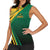 Jamaica Tropical Palm Personalized Women Sleeveless Polo Shirt - Wonder Print Shop