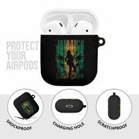 Jamaica One Love Grunge AirPods Case Jamrock - Wonder Print Shop