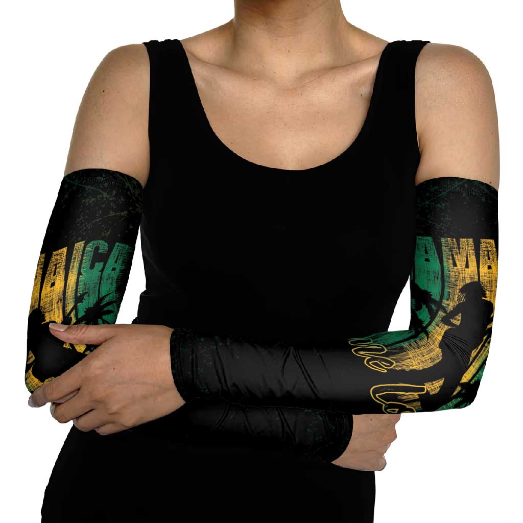 Jamaica One Love Grunge Arm Sleeves Jamrock - Wonder Print Shop