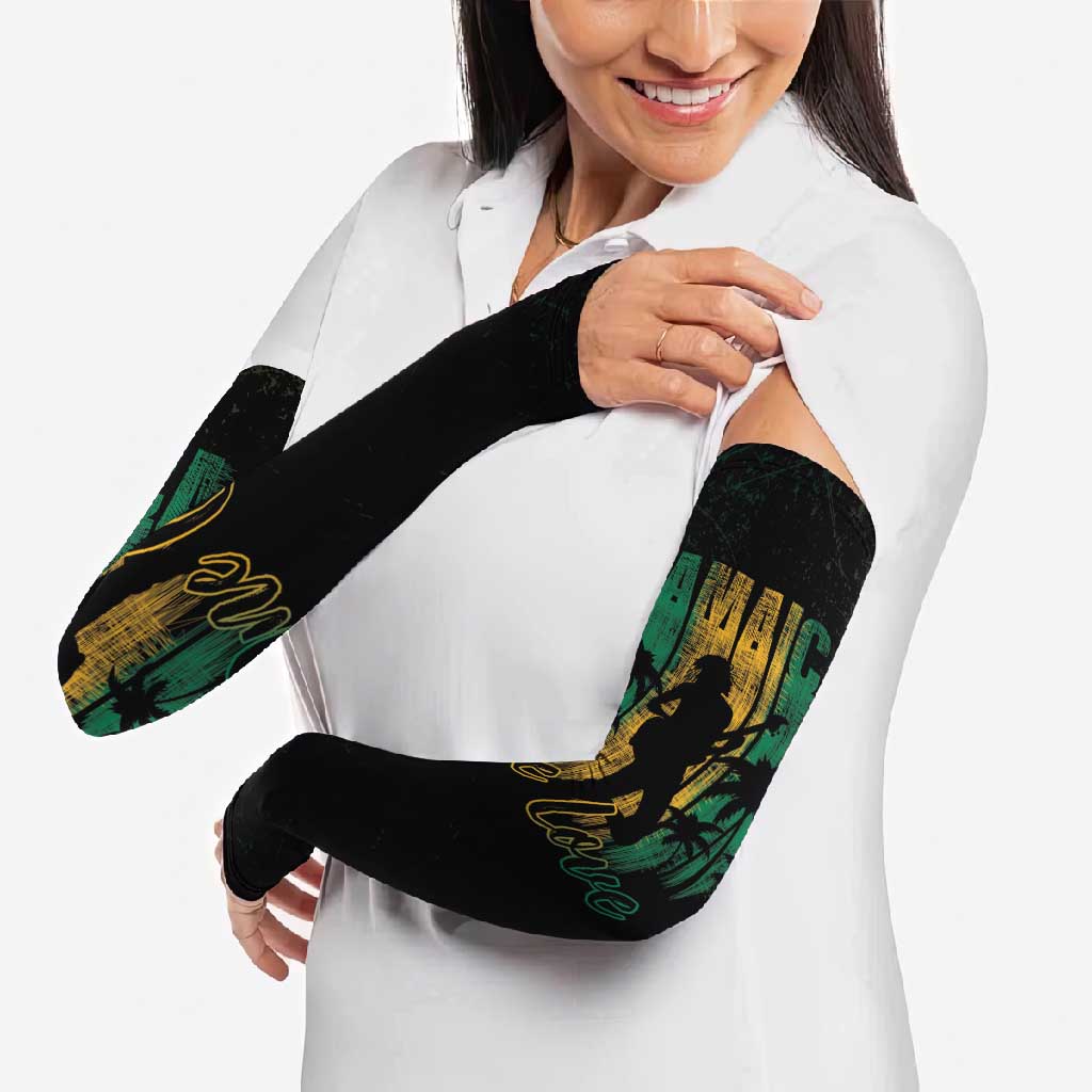 Jamaica One Love Grunge Arm Sleeves Jamrock - Wonder Print Shop