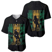 Jamaica One Love Grunge Baseball Jersey Jamrock - Wonder Print Shop