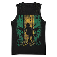 Jamaica One Love Grunge Basketball Jersey Jamrock - Wonder Print Shop