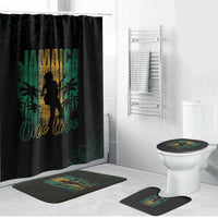 Jamaica One Love Grunge Bathroom Set Jamrock - Wonder Print Shop