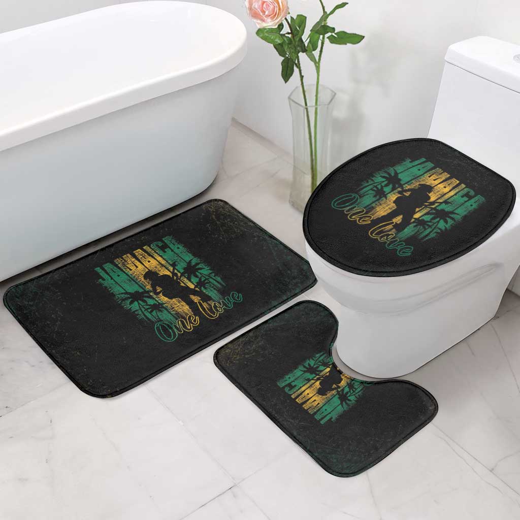 Jamaica One Love Grunge Bathroom Set Jamrock - Wonder Print Shop