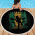 Jamaica One Love Grunge Beach Blanket Jamrock - Wonder Print Shop