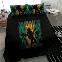 Jamaica One Love Grunge Bedding Set Jamrock - Wonder Print Shop