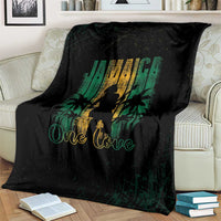 Jamaica One Love Grunge Blanket Jamrock - Wonder Print Shop