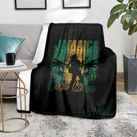 Jamaica One Love Grunge Blanket Jamrock - Wonder Print Shop