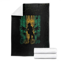 Jamaica One Love Grunge Blanket Jamrock - Wonder Print Shop