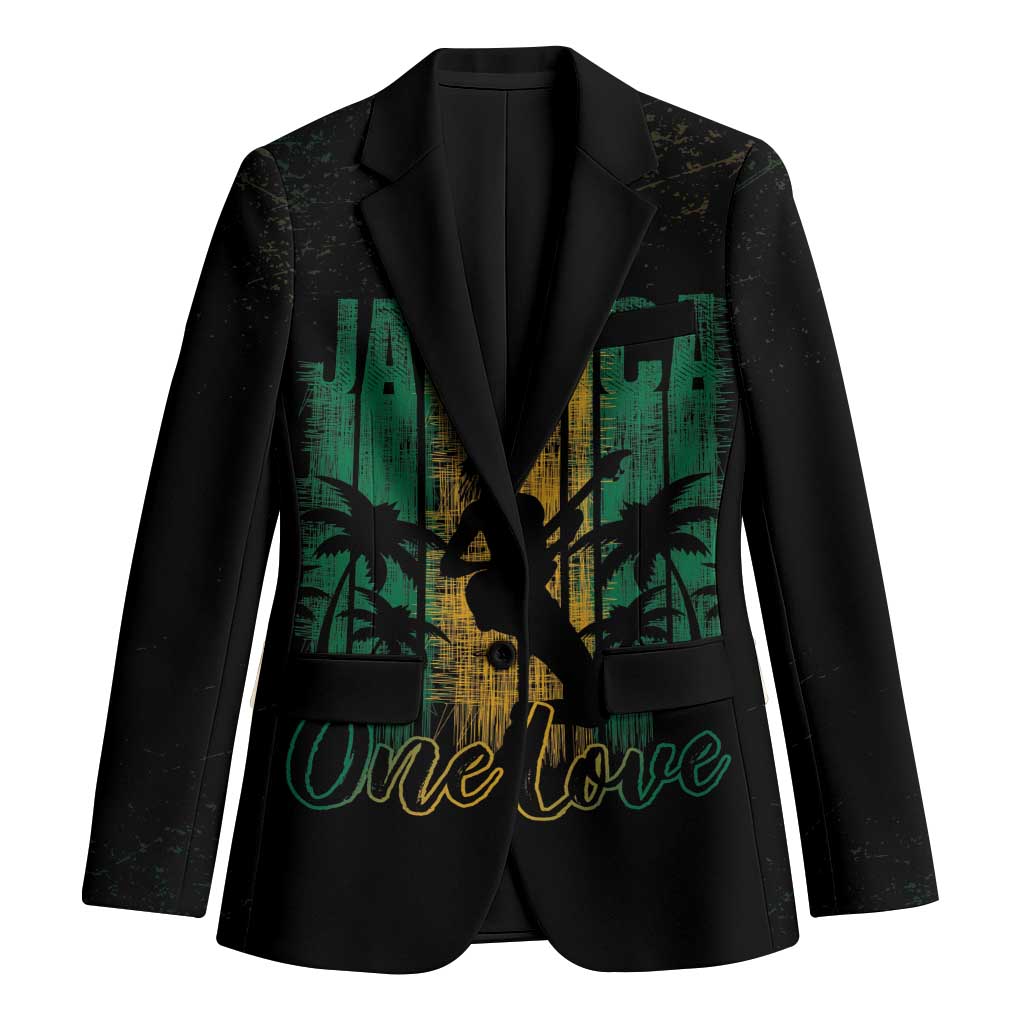 Jamaica One Love Grunge Blazer Jamrock - Wonder Print Shop