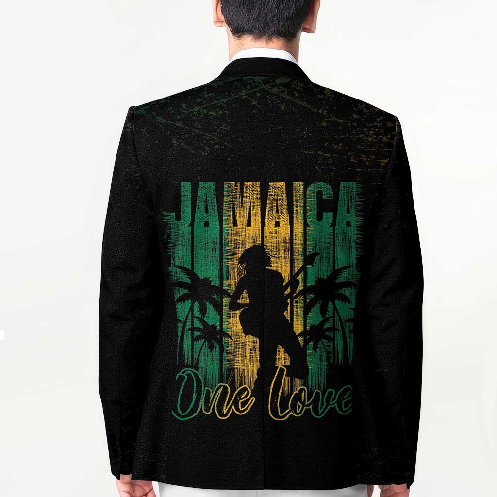 Jamaica One Love Grunge Blazer Jamrock - Wonder Print Shop