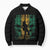 Jamaica One Love Grunge Bomber Puffer Jacket Jamrock - Wonder Print Shop