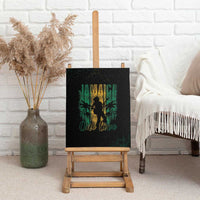 Jamaica One Love Grunge Canvas Wall Art Jamrock - Wonder Print Shop