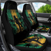 Jamaica One Love Grunge Car Seat Cover Jamrock - Wonder Print Shop