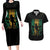 Jamaica One Love Grunge Couples Matching Long Sleeve Bodycon Dress and Hawaiian Shirt Jamrock - Wonder Print Shop
