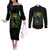 Jamaica One Love Grunge Couples Matching Off The Shoulder Long Sleeve Dress and Long Sleeve Button Shirt Jamrock - Wonder Print Shop
