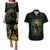 Jamaica One Love Grunge Couples Matching Puletasi and Hawaiian Shirt Jamrock - Wonder Print Shop