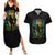 Jamaica One Love Grunge Couples Matching Summer Maxi Dress and Hawaiian Shirt Jamrock - Wonder Print Shop