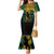 Jamaica One Love Grunge Family Matching Mermaid Dress and Hawaiian Shirt Jamrock - Wonder Print Shop