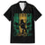 Jamaica One Love Grunge Family Matching Off The Shoulder Long Sleeve Dress and Hawaiian Shirt Jamrock - Wonder Print Shop
