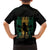 Jamaica One Love Grunge Family Matching Off Shoulder Maxi Dress and Hawaiian Shirt Jamrock - Wonder Print Shop