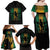 Jamaica One Love Grunge Family Matching Off Shoulder Maxi Dress and Hawaiian Shirt Jamrock - Wonder Print Shop