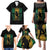 Jamaica One Love Grunge Family Matching Puletasi and Hawaiian Shirt Jamrock - Wonder Print Shop