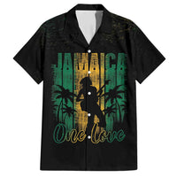 Jamaica One Love Grunge Family Matching Puletasi and Hawaiian Shirt Jamrock - Wonder Print Shop