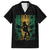 Jamaica One Love Grunge Family Matching Short Sleeve Bodycon Dress and Hawaiian Shirt Jamrock - Wonder Print Shop