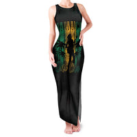 Jamaica One Love Grunge Family Matching Tank Maxi Dress and Hawaiian Shirt Jamrock - Wonder Print Shop