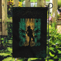 Jamaica One Love Grunge Garden Flag Jamrock - Wonder Print Shop