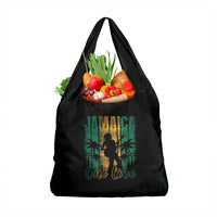 Jamaica One Love Grunge Grocery Bag Jamrock - Wonder Print Shop