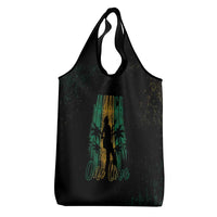 Jamaica One Love Grunge Grocery Bag Jamrock - Wonder Print Shop