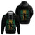 Jamaica One Love Grunge Hoodie Jamrock - Wonder Print Shop
